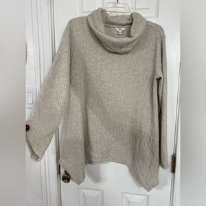 Sonoma, off white, tunic turtleneck, L, lightweight
